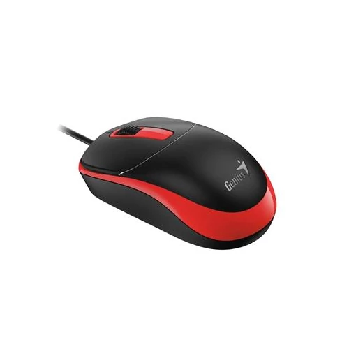 Egér, vezetékes, optikai, normál méret, USB, GENIUS 