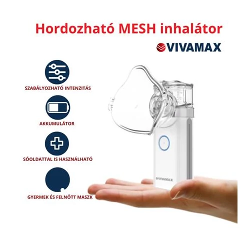 Hordozható MESH inhalátor