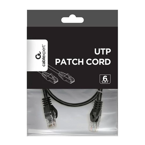 Gembird CAT6 U-UTP Patch Cable 0,5m Black