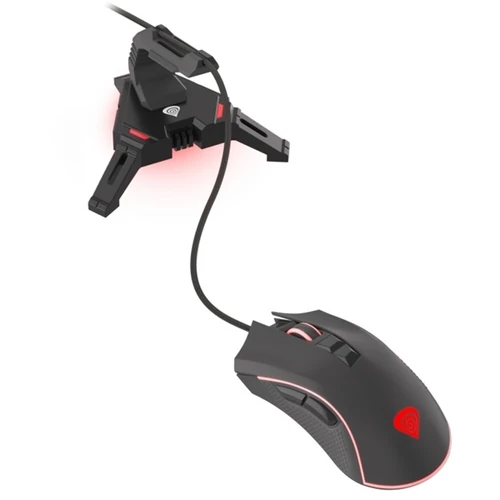 Genesis Vanad 300 USB-s fekete gamer egérkábeltartó