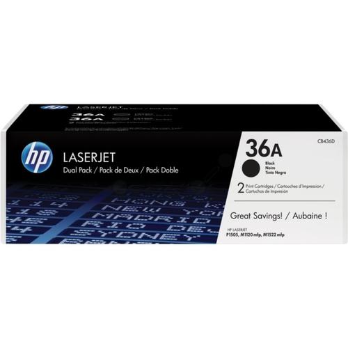 HP CB436AD No.36AD Dual Pack fekete toner (eredeti)