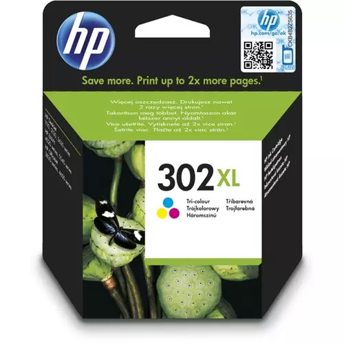 HP F6U67AE No.302XL színes tintapatron (eredeti)