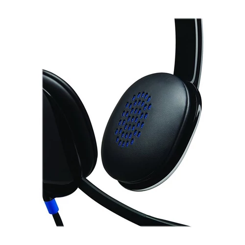 Fejhallgató, mikrofonnal, USB csatlakozás, LOGITECH 