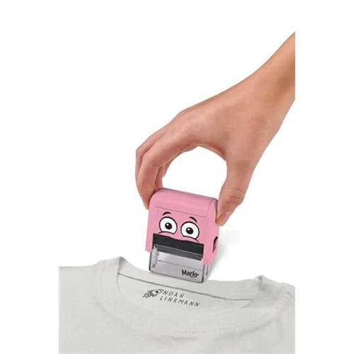 Textilbélyegző MARKY kirakós pink