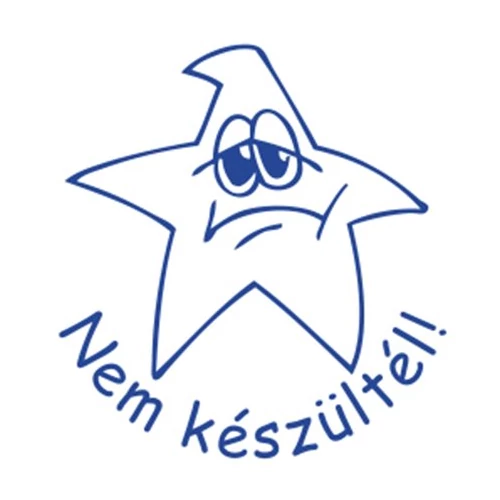 Bélyegző, motivációs, Nem készültél!, COLOP 
