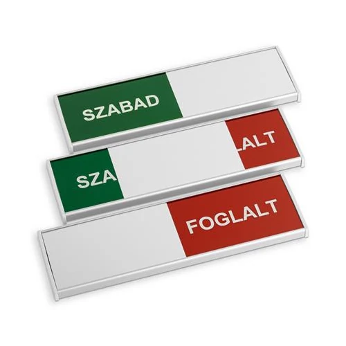 Információs tábla, 200x62 mm, ANTRA 