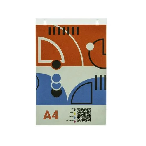 Dokumentumtartó, fali, A4, plexi, álló, ANTRA, átlátszó
