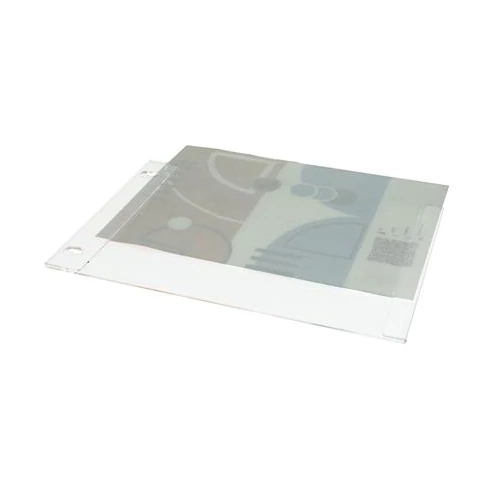 Dokumentumtartó, fali, A4, plexi, álló, ANTRA, átlátszó