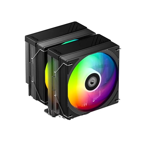 ID-Cooling CPU Cooler - FROZN A620 PRO SE ARGB (27,2dB; max 98,54 m3/h; 4Pin csatlakozó, 6 db heatpipe, 2x12cm, PWM)