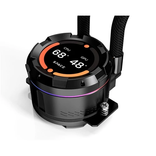 ID-Cooling CPU Water Cooler - SL360 PRO SE (27,2dB; max. 98,54 m3/h; 3x12cm, A-RGB LED, fekete)