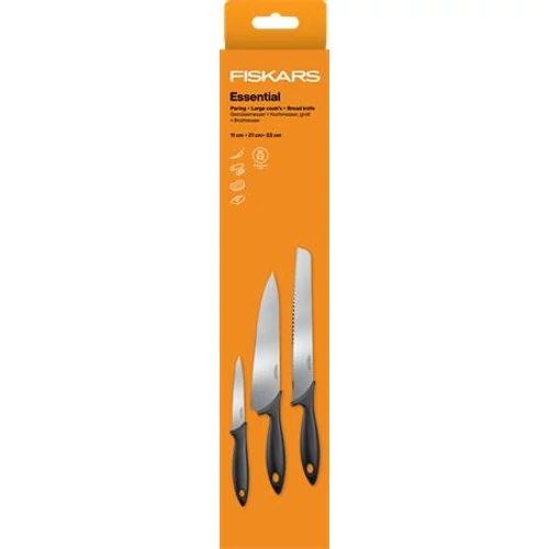 Késkészlet, kezdő, 3 darabos, FISKARS 