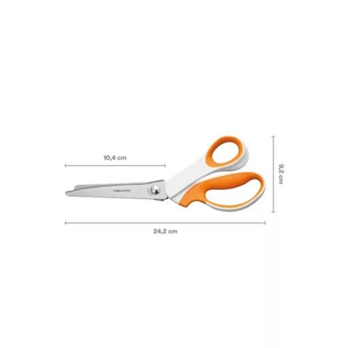 Olló, cikkcakk, 24,2 cm, FISKARS 