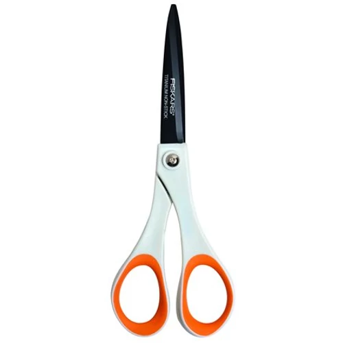 Olló, általános, tapadásmentes, 18 cm, FISKARS 