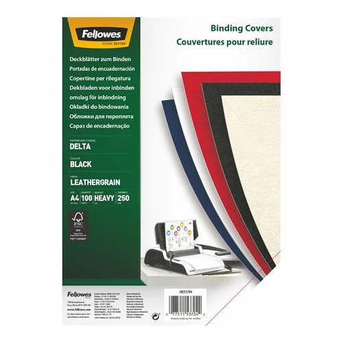 Hátlap, A4, 250 g, matt, FELLOWES 