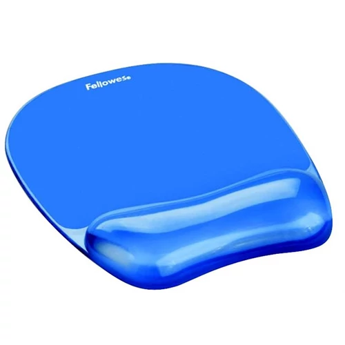 Fellowes 9114120 Crystal Gel géltöltésű csuklótámaszos kék egérpad