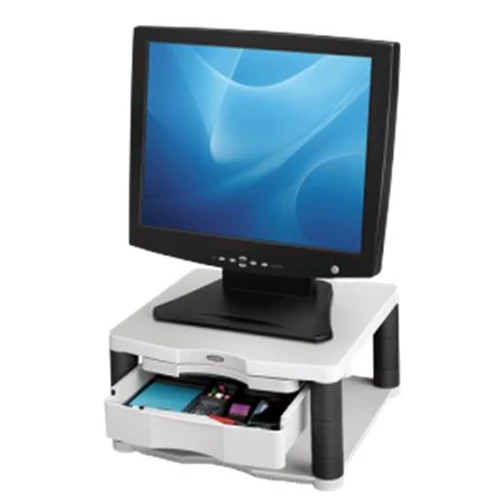 Monitorállvány, fiókkal, FELLOWES 