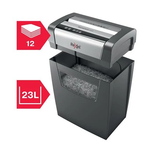 Iratmegsemmisítő, konfetti, 12 lap, REXEL, 