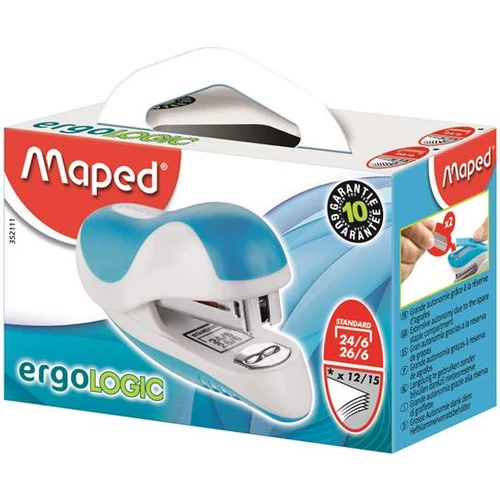 Tűzőgép, 24/6, 26/6, 15 lap, MAPED 