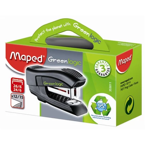 Tűzőgép, 24/6, 26/6, 12 lap, MAPED 
