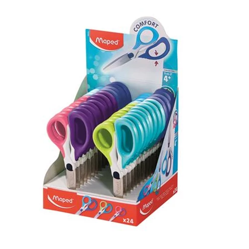 Olló display, iskolai, 13 cm, MAPED 