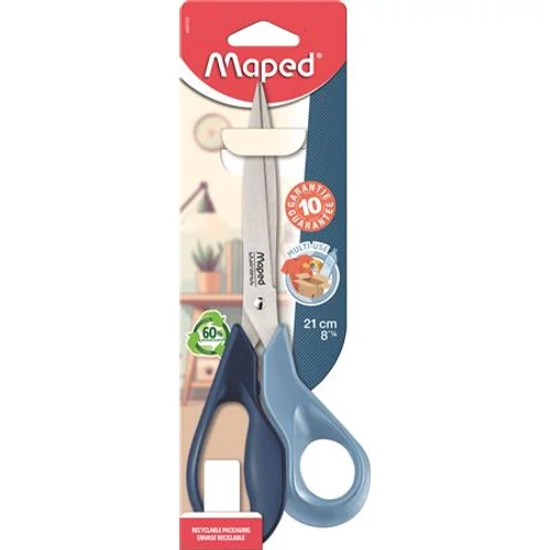 Olló, általános, 21 cm, MAPED „Multiuse Advanced Asym”, vegyes színek