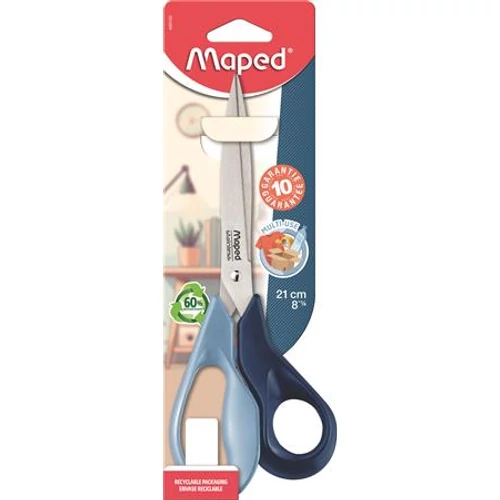 Olló, általános, 21 cm, MAPED „Multiuse Advanced Asym”, vegyes színek
