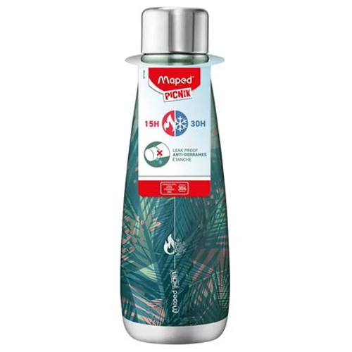 Termosz, duplafalú, 500 ml, rozsdamentes acél, MAPED PICNIK 
