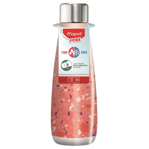Termosz, duplafalú, 500 ml, rozsdamentes acél, MAPED PICNIK 