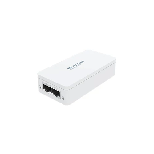 IP-COM PoE Injector adapter - PSE30G-AT (30W, 230V bemenet; 802.3at PoE; 2x1Gbps, Max 100m)