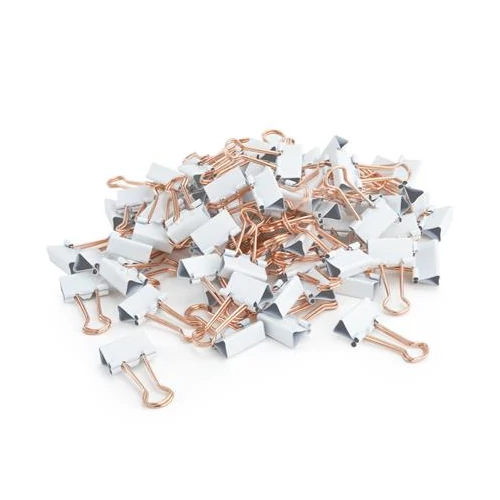 Bindercsipesz, 19mm, RAPESCO, fehér, 80db/bliszt