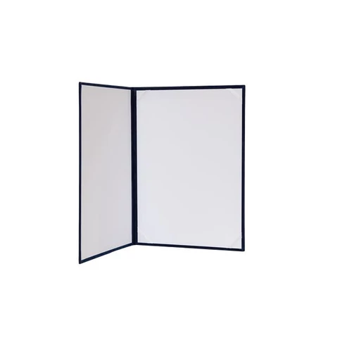 Oklevéltartó, A4, exkluzív, aranyozva, kék