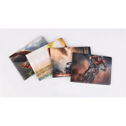 Diák- és igazolványtartó, fekvő, 6 betét lappal, mintás PVC, 