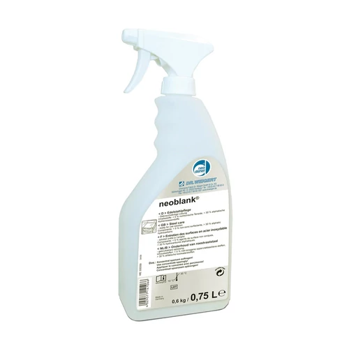 Inox/nemesacél tisztító/ápolószer, szórófejes, 750 ml, Neoblank