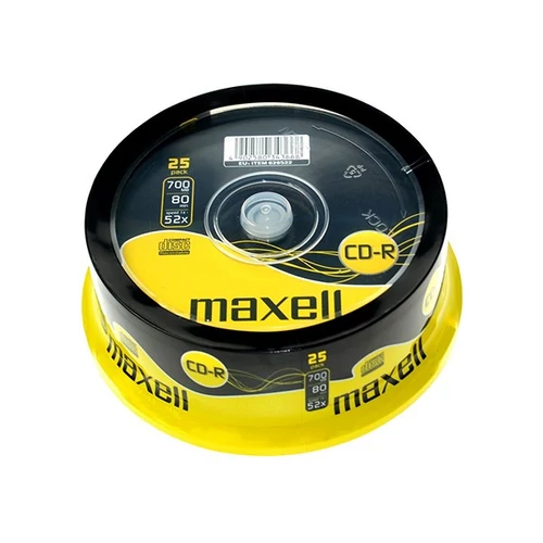 CD-R80 52x 25 db/henger Maxell