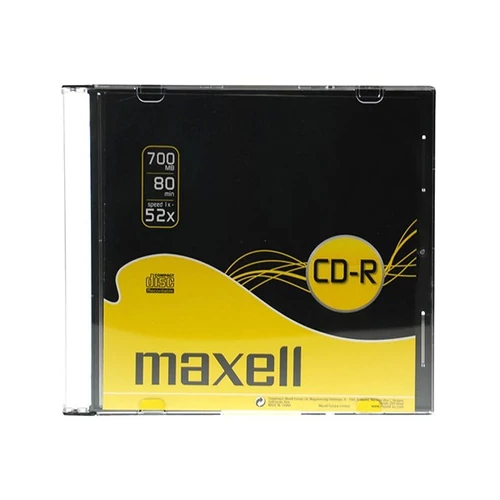 CD-R80 Maxell CD lemez 52x Slim tok