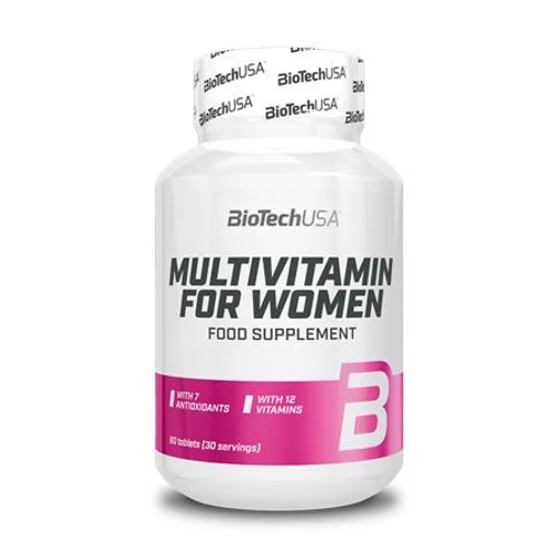 Multivitamin, 60 tabletta, nőknek, BIOTECH USA