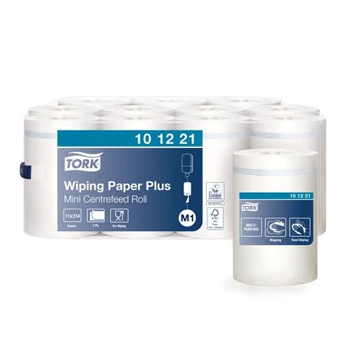 Törlőpapír, belsőmag-adagolás, M1 rendszer, 11tek/krt, 2rétegű, Advanced, TORK 