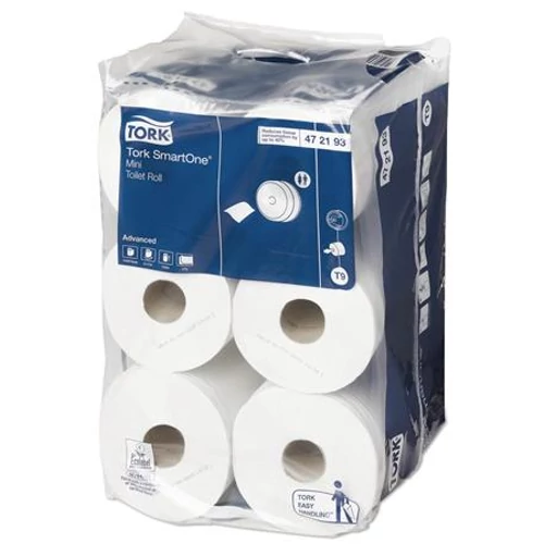 Toalettpapír, T9 rendszer, 12tek/cs, 2rétegű, 14,9cm átmérő, TORK 