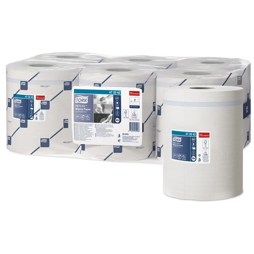 Törlőpapír, 6tek/krt, 19,5cm átmérő, M4 rendszer, 2rétegű, Advanced, TORK 
