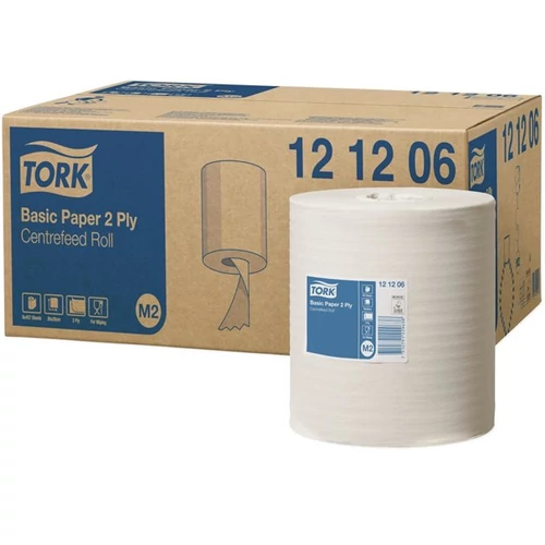Kéztörlő, 6tek/krt, belsőmag-adagolás, 2rétegű, M2 rendszer, Universal, TORK, fehér