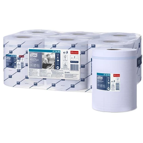 Törlőpapír, 6tek/krt, 18,5cm átmérő, M4 rendszer, 1rétegű, Advanced, TORK 