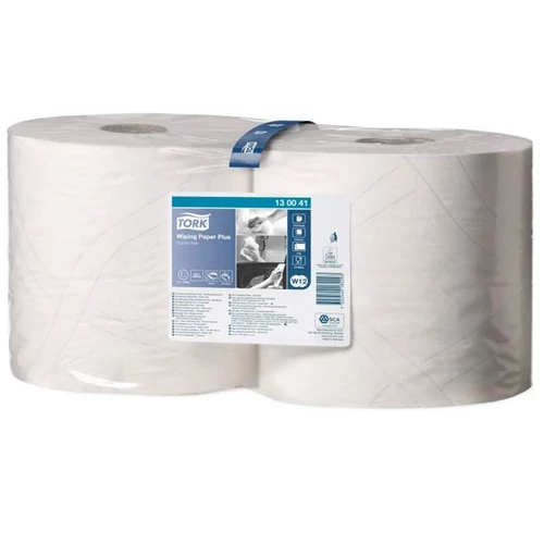 Törlőpapír, 2tek/krt, 26cm átmérő, W2 rendszer, 2rétegű, TORK 