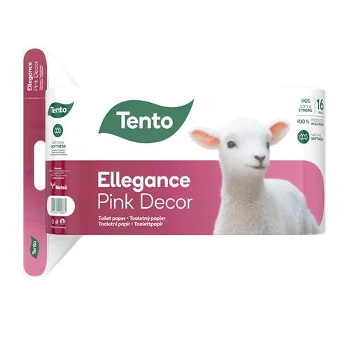 Toalettpapír, 3 rétegű, 16 tekercses, TENTO 
