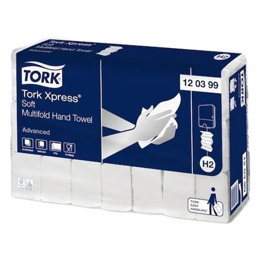 Kéztörlő, Interfold, 2 réteg, 136 lap, H2 rendszer, Advanced, TORK 