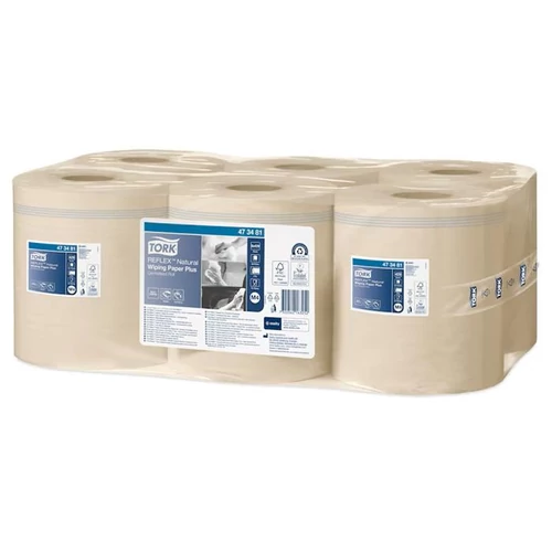 Törlőpapír, tekercses, 19,8 cm átmérő, M4 rendszer, 2 rétegű, Advanced, TORK 