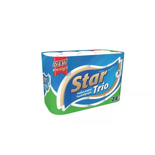 Toalettpapír, 3 rétegű, 24 tekercses, 