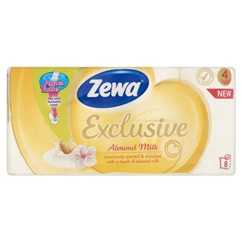 Toalettpapír, 4 rétegű, 8 tekercses, ZEWA 