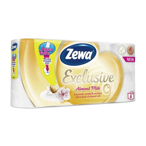 Toalettpapír, 4 rétegű, 8 tekercses, ZEWA 