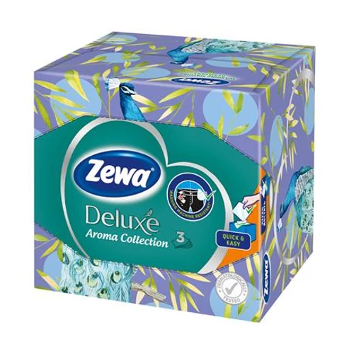 Papír zsebkendő, 3 rétegű, 60 db, ZEWA 