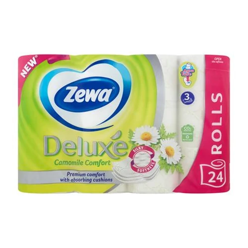 Toalettpapír, 3 rétegű, kistekercses, 24 tekercs, ZEWA 